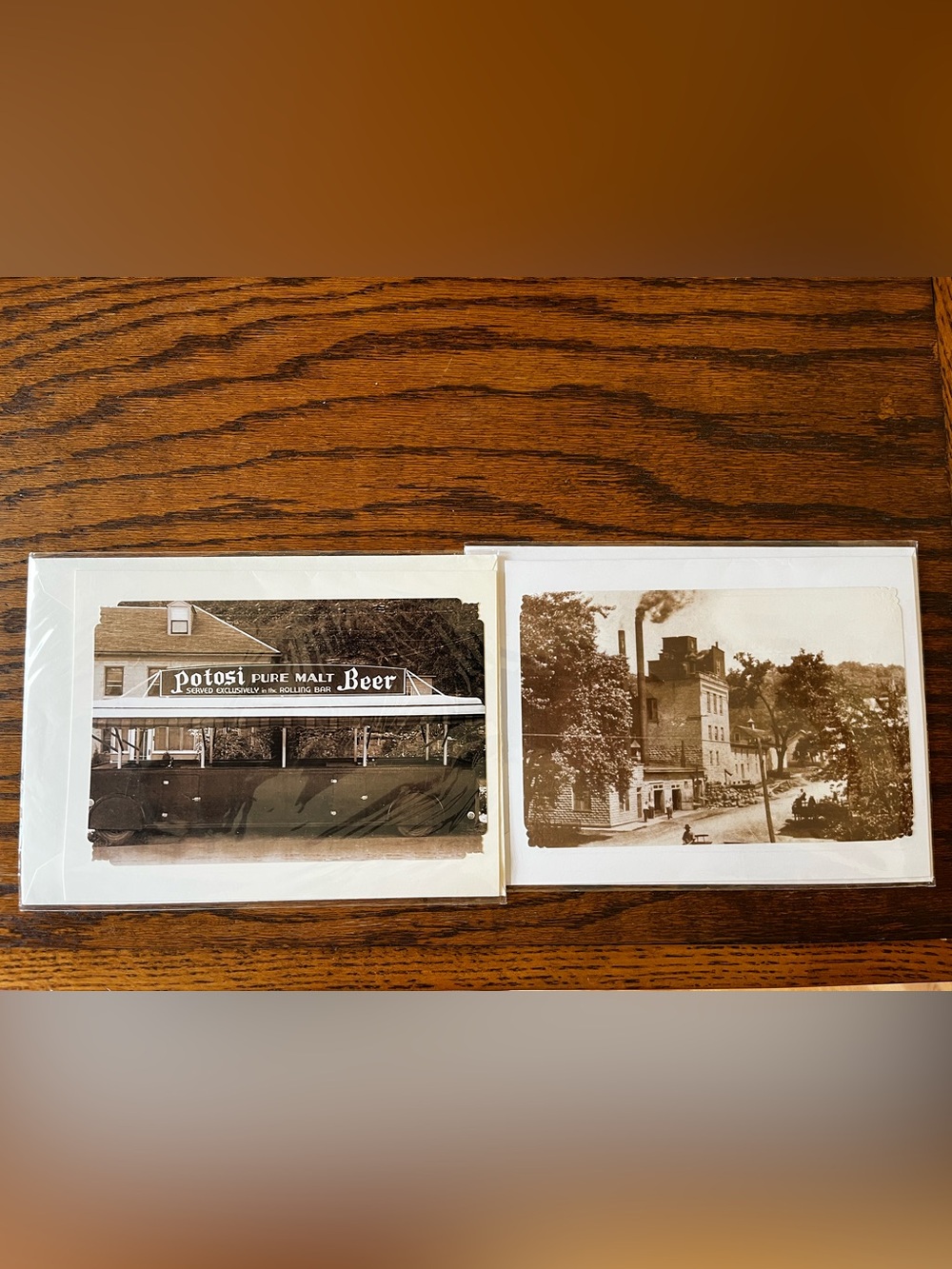 Breweriana Rare Potosi Brewing Blank Photo Cards With Envelopes Set Of 2